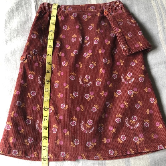 Red Duck corduroy skirt - Picture 7 of 10